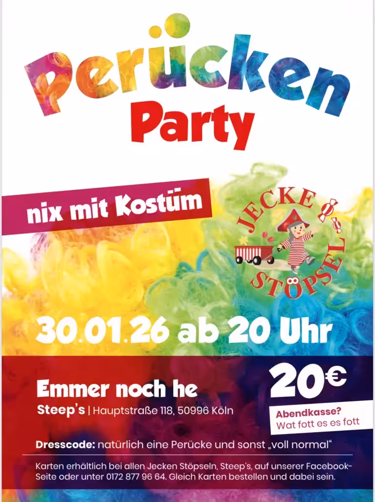 Perücken Party