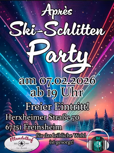 Après Ski-Schlitten Party